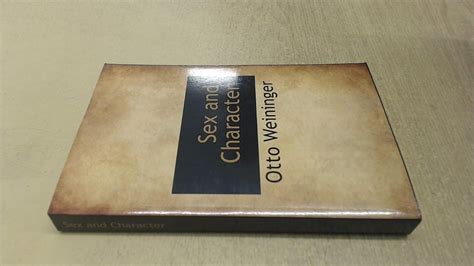 Sex Character Weininger Otto 9781143162572 Amazon Books