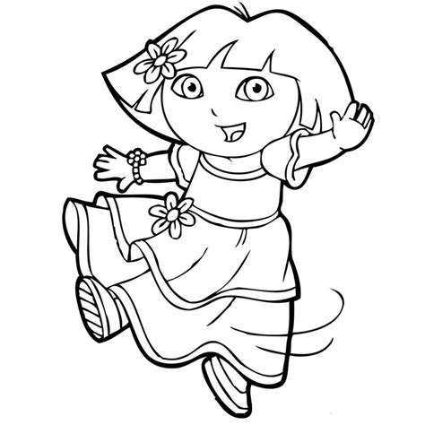 Coloriages Dora L Exploratrice Dessins Anim S Album De Coloriages