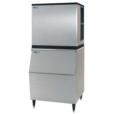 Itv Ice Makers Ms W F S Lb Spika Full Cube Ice Machine W Bin