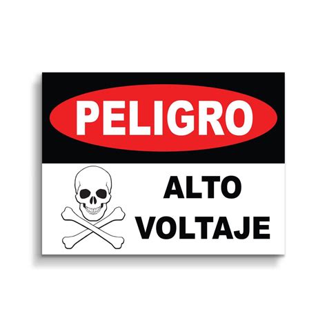 Peligro Alto Voltaje Stamps