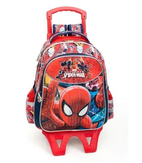 Mochila Trolley Escolar 39cm Premium Spiderman Ultimate II Loja Da