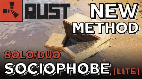 Rust New Bunker Perfect Solo Duo Starter Base Sociophobe Lite