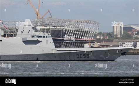 Liverpool United Kingdom 24th May 2023 Hms Defender And The French