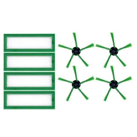 8 PièCes SéRies Filtre HEPA Brosse LatéRale Remplacement de Rechange