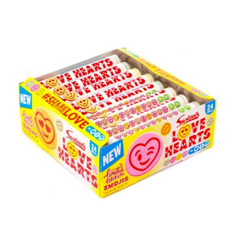 Swizzels Giant Love Hearts Candy 24 X 39g Quay Confectionery