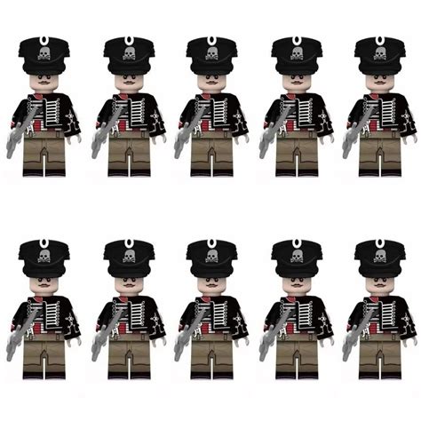 Pcs Napoleonic Wars Prussian Hussars Battalion Minifigures Building