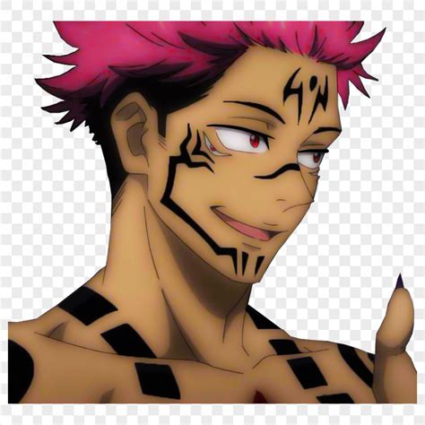 Jujutsu Kaisen Sukuna Face Marking HD PNG | Citypng