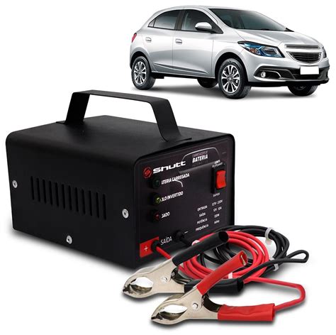 Carregador Bateria Automotivo Para Carro Shutt Bivolt 12V 10A 120W Led