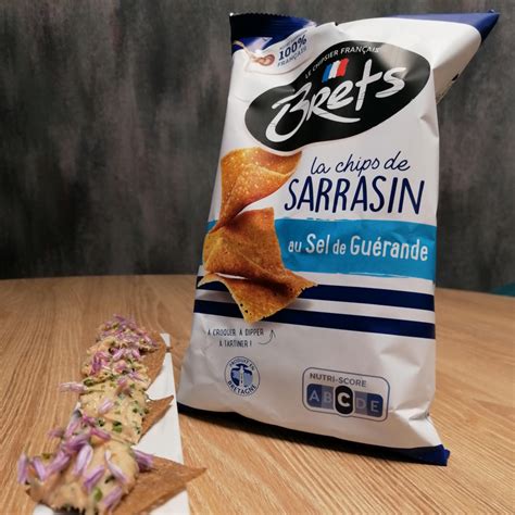 Truite Fum E Croustillante Avec Les Chips De Sarrasin Brets Au Sel De