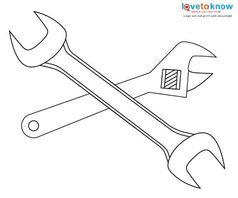 Wrench Drawing at GetDrawings | Free download