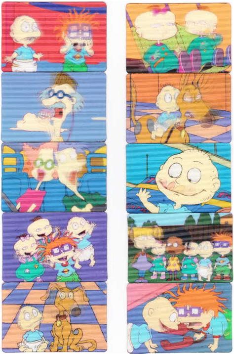 Rugrats Action Cards Issued With Kelloggs Frosties