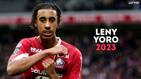 Leny Yoro 2023 24 Defensive Skills Tackles Goals HD YouTube