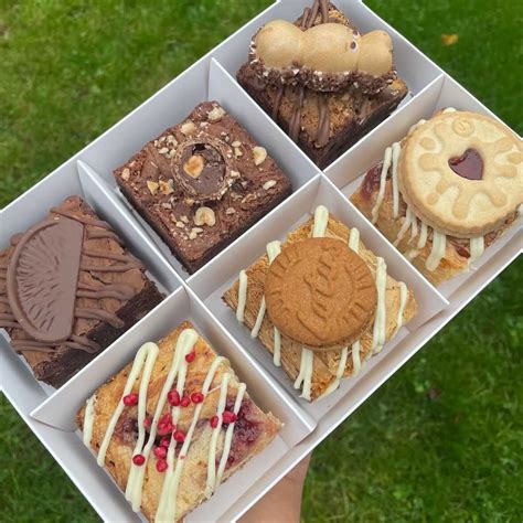 White Clear Lid Brownie Boxes 10 Pack The Box Co