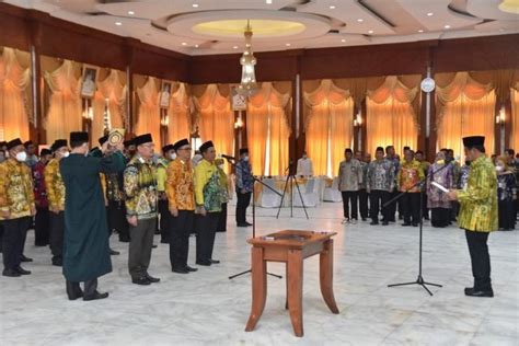 3 Pejabat Teras Dilantik Paman Birin Kepala Bakeuda Dipercayakan Ke