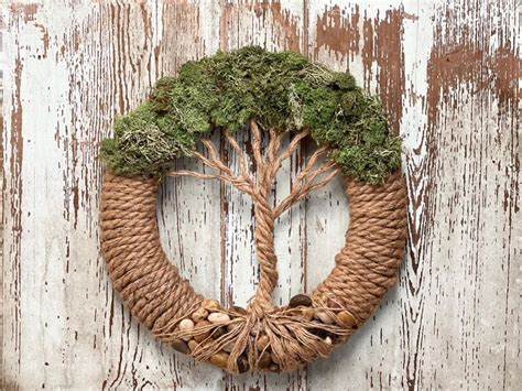 Diy Tree Of Life Wreath The Shabby Tree