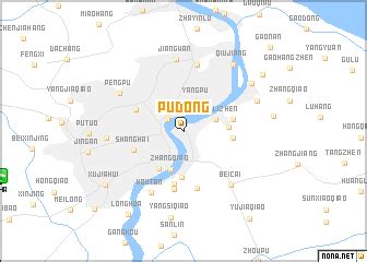 Pudong (China) map - nona.net