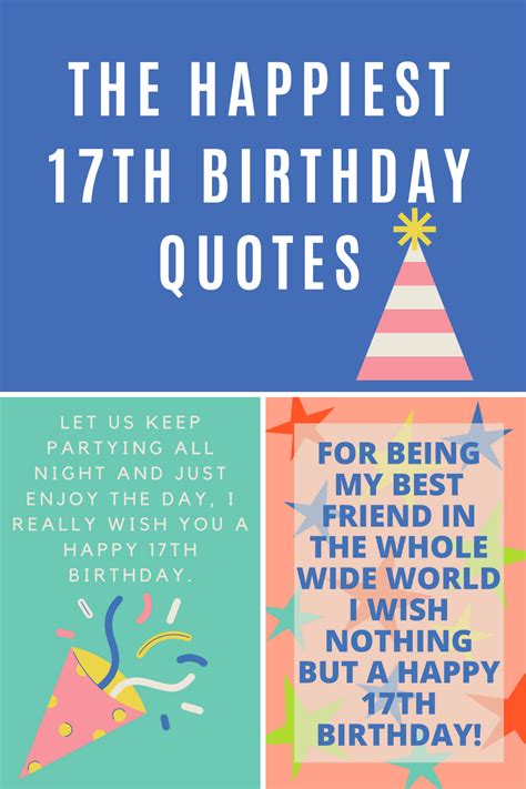 The Happiest 17th Birthday Quotes - Darling Quote