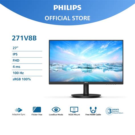 Philips V B Ips Full Hd Hz Ms Adaptive Sync Led Monitor