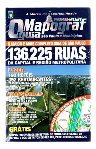 Guia O Mapograf 2020 2021 Guia De Rua De São Paulo MercadoLivre