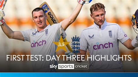 Pakistan vs England | First Test, Day Three highlights | Cricket News ...