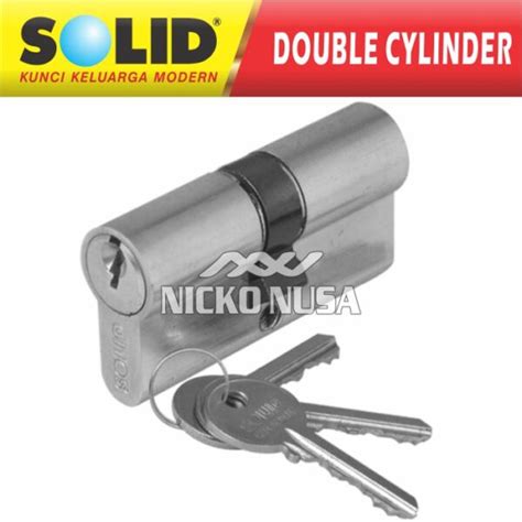 Jual Silinder Kunci Pintu Solid Dc Sld Us D Double Cylinder