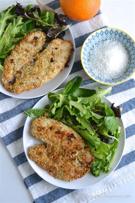 Baked Crispy Coconut Crusted Tilapia Not Enough Cinnamon