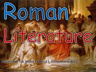 Roman literature | PPT