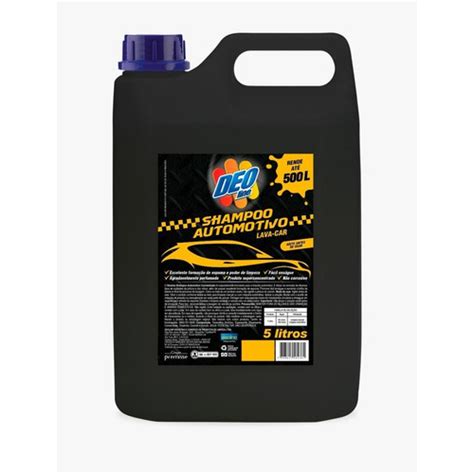 Lava Auto Detergente Automotivo Concentrado Deoline Litros Higipel