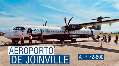 AEROPORTO DE JOINVILLE VOANDO O ATR 72 600 DA AZUL PARA CAMPINAS