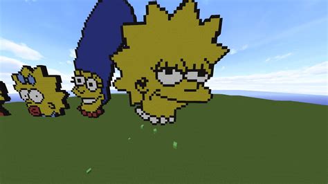 Lisa Simpson Pixel Art