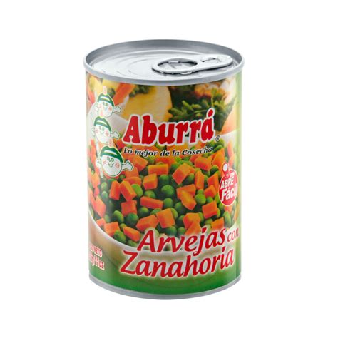 Arveja Con Zanahoria Aburra 320 Gr Supermercados Pacardyl