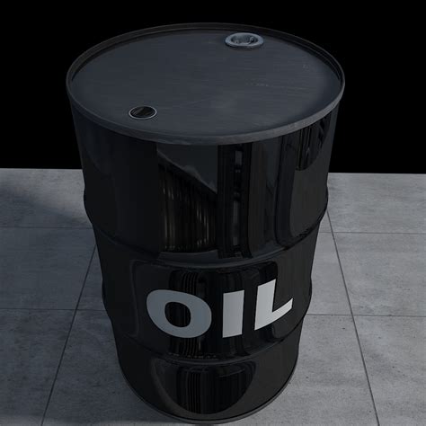 Realistic Oil Barrel With Textures And Uv Maps By Firecraka 3docean