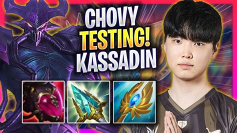 Chovy Testing Kassadin In Korea Soloq Gen Chovy Plays Kassadin Mid