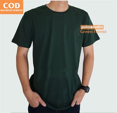 Detail Desain Kaos Polos Hijau Army Depan Belakang Koleksi Nomer 44