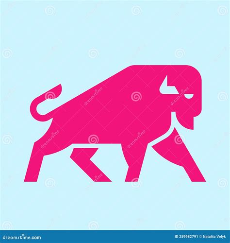 Bison Logo stock vector. Illustration of icon, emblem - 259982791