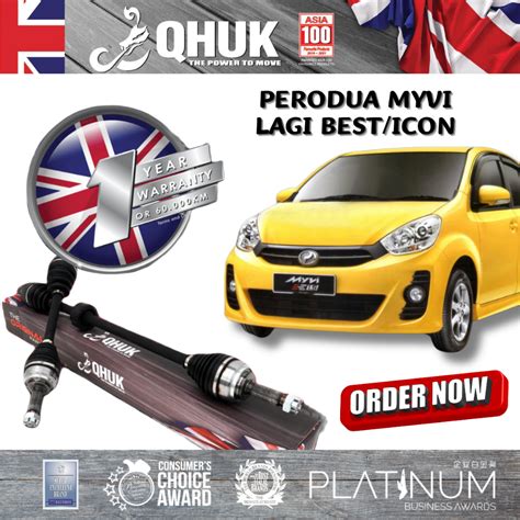 Perodua Myvi Lagi Best Icon Qhuk Drive Shaft Year Km