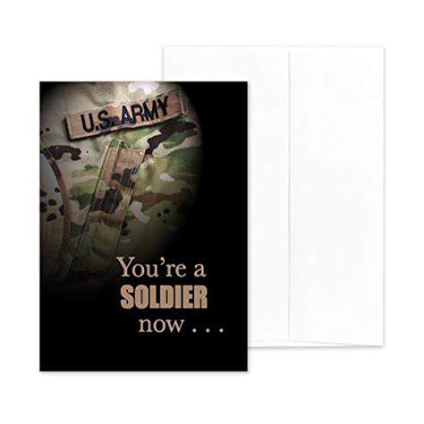 2MyHero - US Army - Enlisted Military Boot Camp Graduation Congratulations Greeting Card - 5” x ...