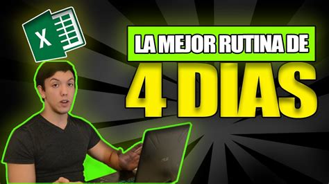 La Mejor Rutina De 4 DÍas Link De Descarga Youtube