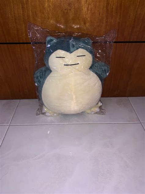 Pokemon Snorlax Soft Toy Hobbies Toys Toys Games On Carousell