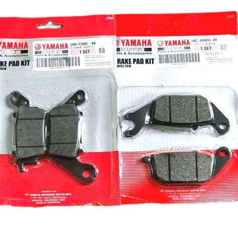 Premium Front Rear Disc Brake Pad Lining Set For Yamaha Sniper