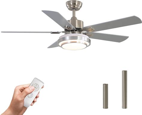 Warmiplanet Ceiling Fan With Lights Remote Control Inch Brushed