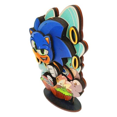 Miniatura Geek Mdf Sonic Novo Arena Games Loja Geek