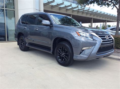 2019 Lexus GX460 with factory wheels powder coated glass black #2019 #