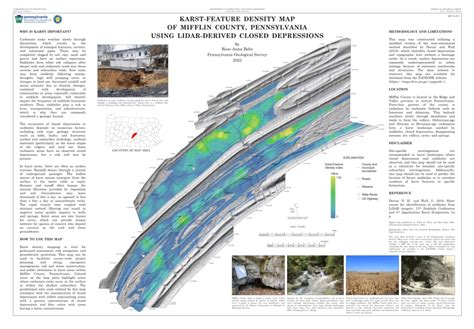 Pdf Karst Feature Density Map Of Mifflin County Pennsylvania—using