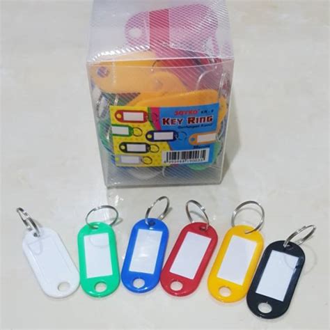 Jual Gantungan Kunci Label Nama Joyko Key Ring Indonesia Shopee Indonesia