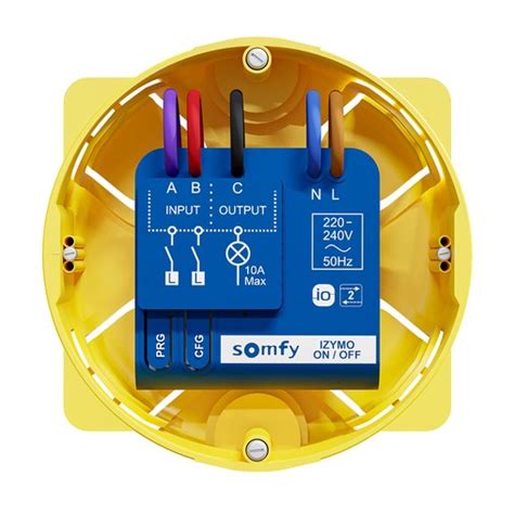 Izymo Lighting Receiver ON OFF io világításvezérlő modul Somfy