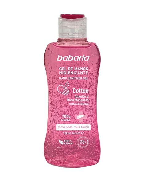 Comprar Babaria GEL DE MANOS HIGIENIZANTE Algodón y Rosa Mosqueta 70