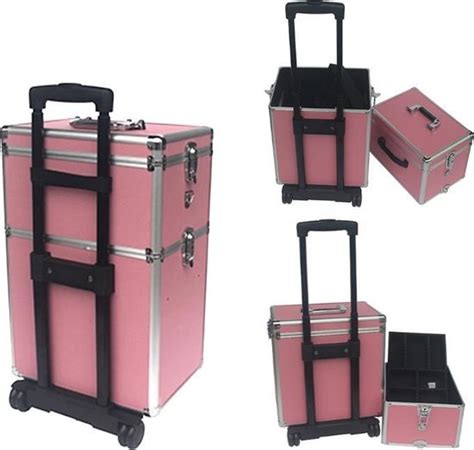 Kapperskoffer Trolley Visagie Make Up Nagel Koffer Schminkkoffer