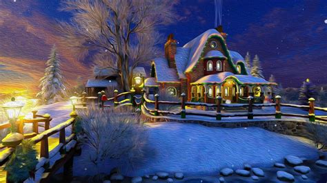 Christmas Cozy Home Wallpapers Wallpaper Cave