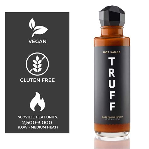 TRUFF Hot Sauce 2 Pack Bundle Gourmet Hot Sauce Set Black Truffle And